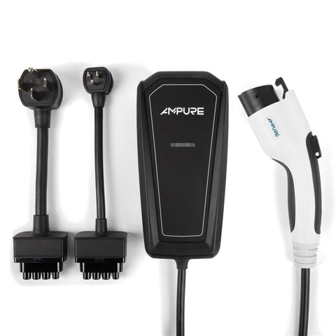Portable Level 2 EV Charger – 32A Fast Charging for Electric Cars, 120/240V NEMA 14-50 Plug, 20ft Cable, SAE J1772–UL & Energy Star Certified, Indoor/Outdoor, Home/Travel Compatible w/All EVs & PHEVs