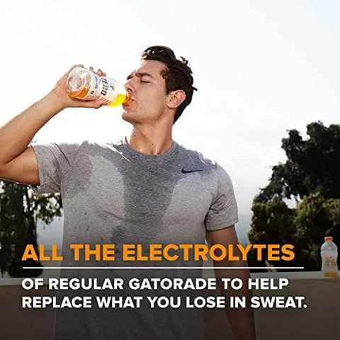 Gatorade Zero Sugar Thirst Quencher Sports Drinks, Lemon-Lime, 20 Ounce Bottles (Pack of 8)