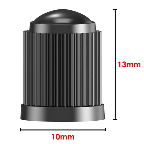 SAMIKIVA (30 Pack) Tire Stem Valve Caps, with O Rubber Ring, Universal Stem Covers for Cars, SUVs, Bike and Bicycle, Trucks, Motorcycles, Airtight Seal Heavy Duty (Black (30 Pack))