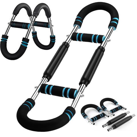 Upgraded Twister Arm Trainer – Adjustable Chest & Arm Workout Equipment for Men & Women, Full Body Strength Training Machine, Portable Spring Resistance Fitness Bar for Home Gym