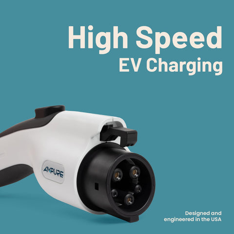 Portable Level 2 EV Charger – 32A Fast Charging for Electric Cars, 120/240V NEMA 14-50 Plug, 20ft Cable, SAE J1772–UL & Energy Star Certified, Indoor/Outdoor, Home/Travel Compatible w/All EVs & PHEVs