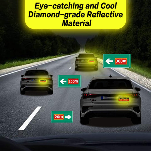 Sukh Student Driver Magnet for Car - Be Patient Student Driver Magnet New Student Driver Sticker Safety Warning Reflective Signs Reusable Movable 3 Pcs
