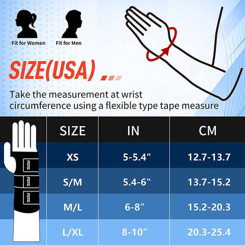 FEATOL Wrist Brace, FSA HSA Eligible Hand Brace, Carpal Tunnel Wrist Splint Night Support for Women Men, Pain Relief Support -Tendonitis, Arthritis, Sprain, Right Hand, Small/Medium