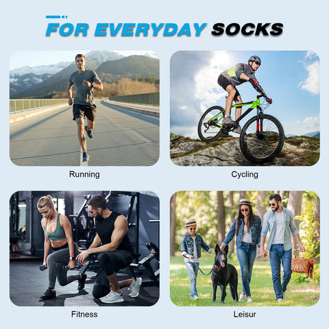 Cirorld Mens Ankle Running Socks, Athletic Cushioned Low Cut Moisture Wicking Cotton Short Sports Socks, 6 Pairs