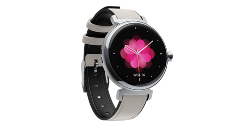 Smart Watch with Sports/SpO2/Sleep/Heart Rate Monitor, Smallest Fitness Watch with Pedometer, IP68 Water Resistant, Step Tracker. (iOS/Android) (128MB)