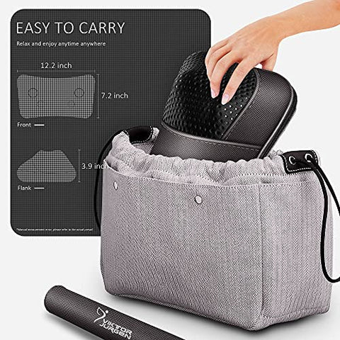 VIKTOR JURGEN Back Massager Gifts for Valentine's Day/Mother's Day/Father's Day/New Year, Neck Massager with Heat, Shiatsu Shoulder Massager for Back, Neck, Electric Massage Pillow Relief Back Pain